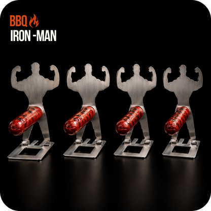 IronMan™ BBQ sausage grilling holder