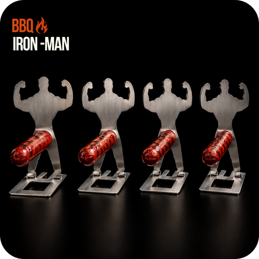 IronMan™ BBQ sausage grilling holder